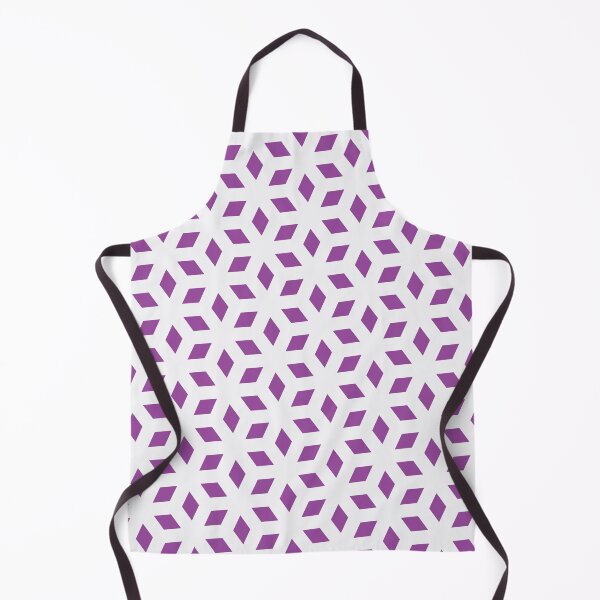 Item preview, Purple Cube Silhouette Diamond Snowflake White Universal Canvases designed and sold by Alchemy-A-La-G.