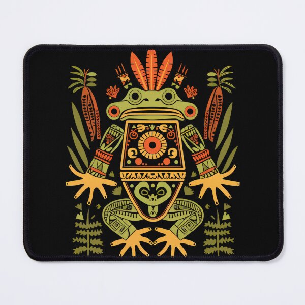 Item preview, "Statue of Ancient Mesoamerican Plant Medicine: Vintage Print" designed and sold by Art-Vortex-fr.