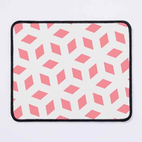 Item preview, Pink Cube Silhouette Diamond Snowflake White Universal Canvases designed and sold by Alchemy-A-La-G.