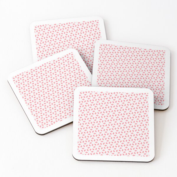 Item preview, Pink Cube Silhouette Diamond Snowflake White Universal Canvases designed and sold by Alchemy-A-La-G.