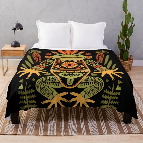 Item preview, "Statue of Ancient Mesoamerican Plant Medicine: Vintage Print" designed and sold by Art-Vortex-fr.