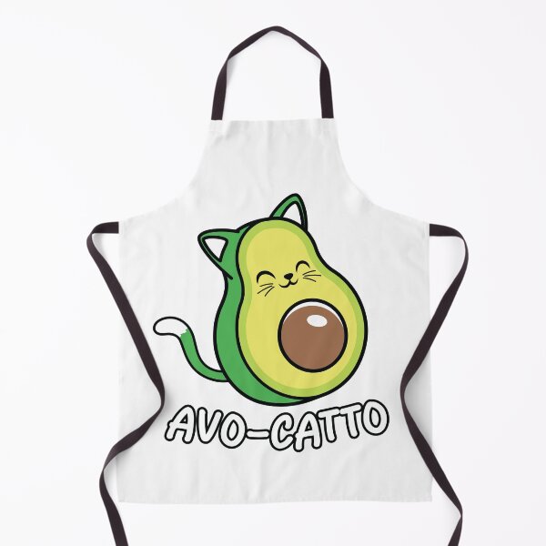 Item preview, Avocado Cat - Avocatto, funny avocado puns designed and sold by Kondi-Art.