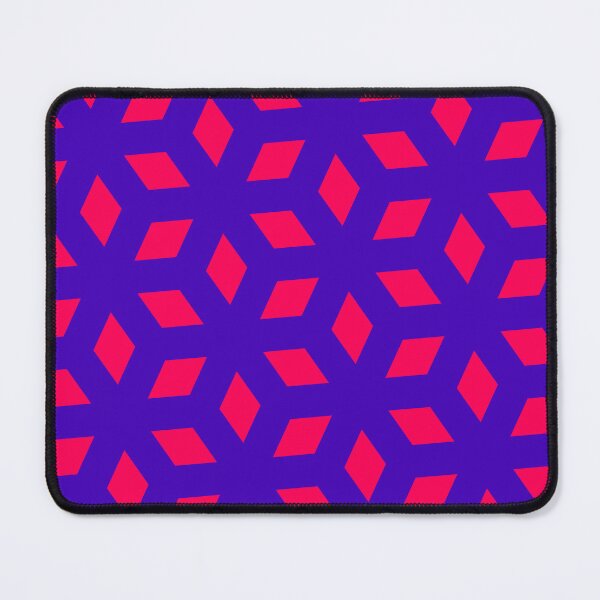 Item preview, Red Cube Silhouette Diamond Snowflake Blue Universal Canvases designed and sold by Alchemy-A-La-G.
