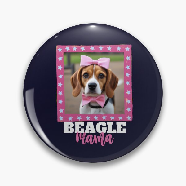 Item preview, Beagle Mama Funny Pink Bows Pet Lover Mom designed and sold by SunfullyYours.