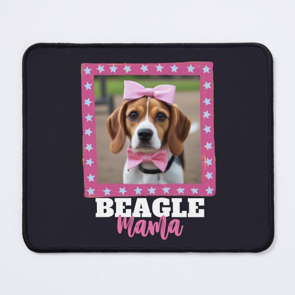Item preview, Beagle Mama Funny Pink Bows Pet Lover Mom designed and sold by SunfullyYours.