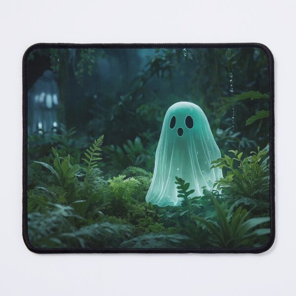 Item preview, Silhouette of a ghost in the tropical forest designed and sold by natalielaf.
