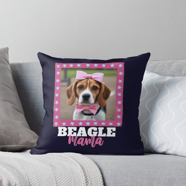 Item preview, Beagle Mama Funny Pink Bows Pet Lover Mom designed and sold by SunfullyYours.