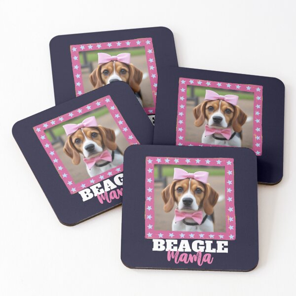 Item preview, Beagle Mama Funny Pink Bows Pet Lover Mom designed and sold by SunfullyYours.