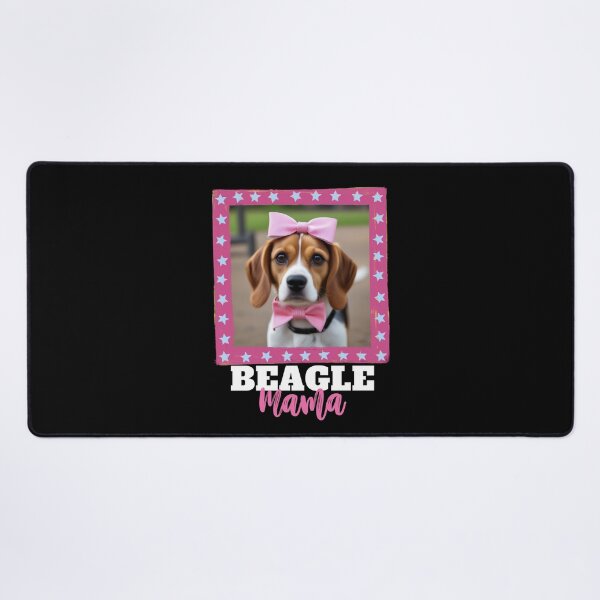 Item preview, Beagle Mama Funny Pink Bows Pet Lover Mom designed and sold by SunfullyYours.