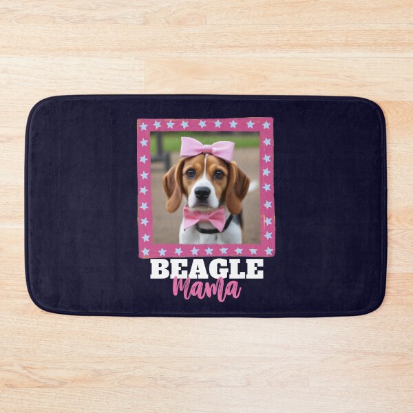 Item preview, Beagle Mama Funny Pink Bows Pet Lover Mom designed and sold by SunfullyYours.