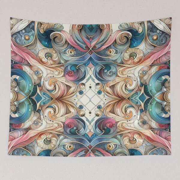 Item preview, Baroque Symmetry Harmonious Elegance in Ornate Artistic Design designed and sold by ArtComixHaven.