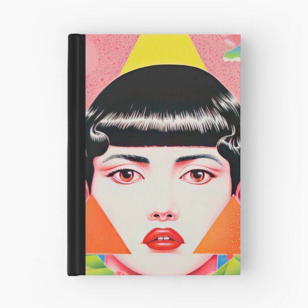 Item preview, Vintage Japanese Girl Surreal Lithograph designed and sold by GulDesignCo.