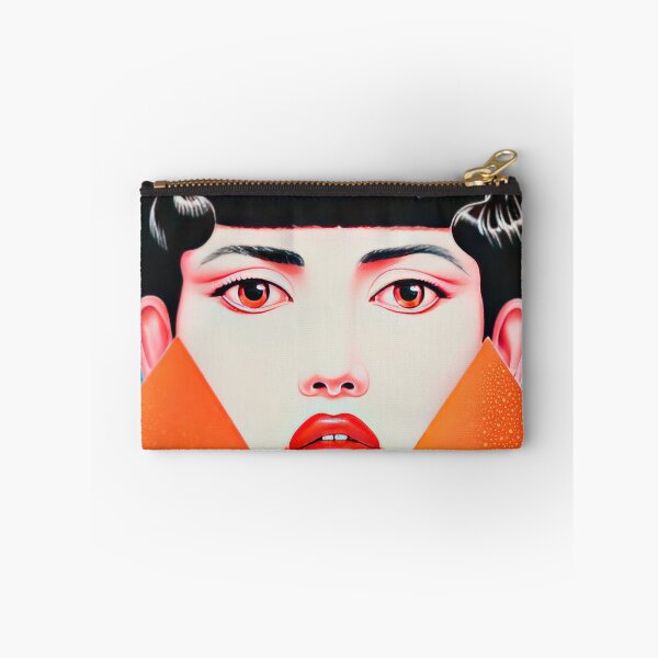 Item preview, Vintage Japanese Girl Surreal Lithograph designed and sold by GulDesignCo.