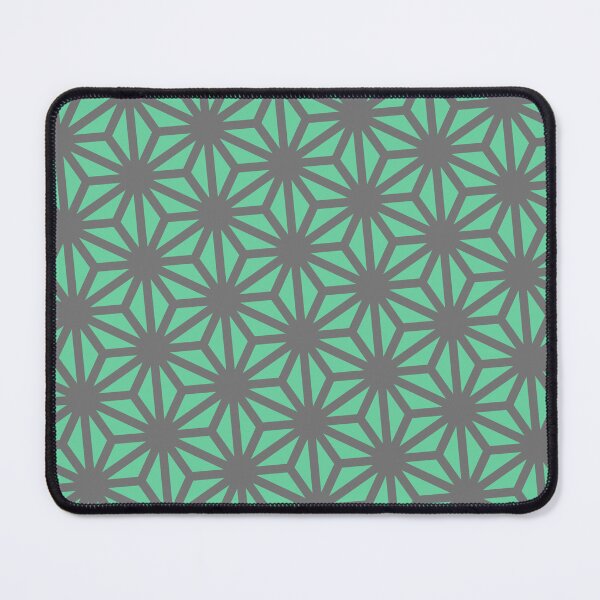 Item preview, Green Triangle Bridged Snowflakes Grey Lined Universal Canvases designed and sold by Alchemy-A-La-G.