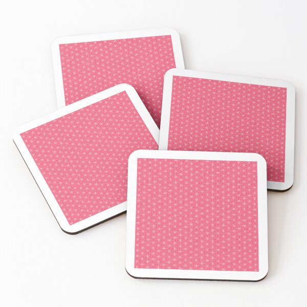 Item preview, Pink Triangle Bridged Snowflakes Hot-Pink Lined Universal Canvases designed and sold by Alchemy-A-La-G.