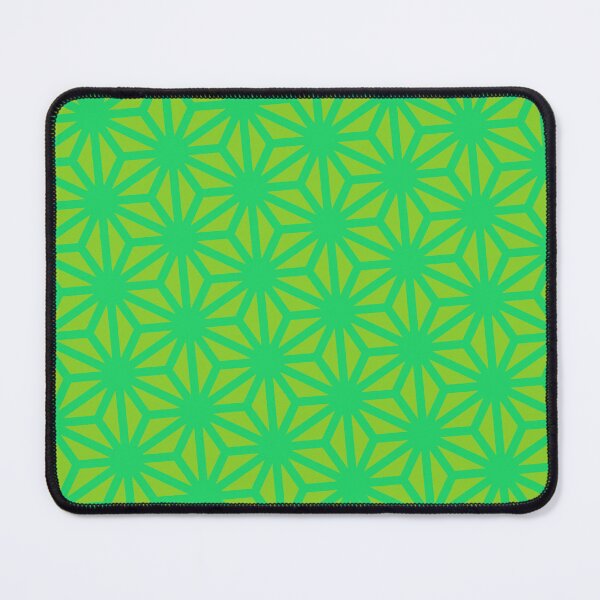 Item preview, Yellow-Green Triangle Joined Snowflakes Green Lined Universal Canvases designed and sold by Alchemy-A-La-G.