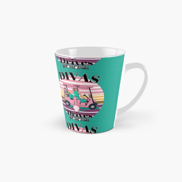 Vista previa del artículo con la obra «Divas conduce golf y bebidas», diseñado y vendido por uimpressme.