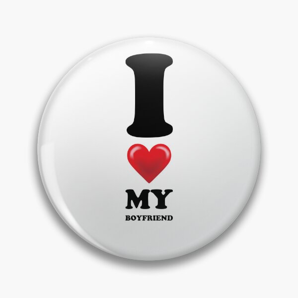 Item preview, I Love my boyfriend vertical designed and sold by DavidMay.