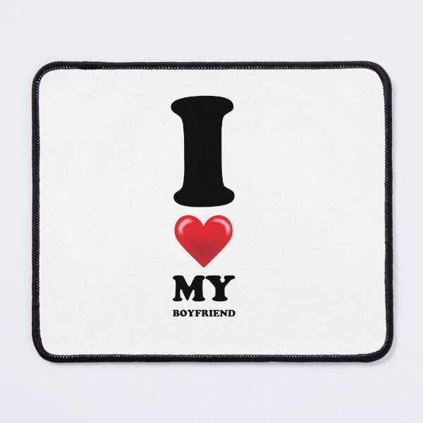Item preview, I Love my boyfriend vertical designed and sold by DavidMay.