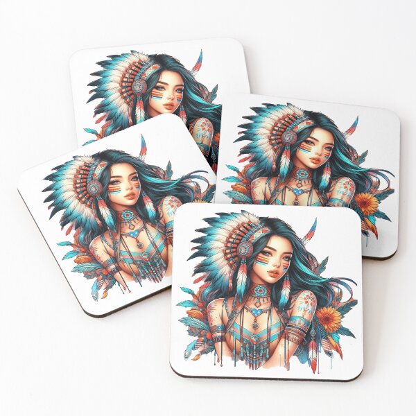 Item preview, Native American, Beauty, Asia | Catsie Cat designed and sold by yelkenb.