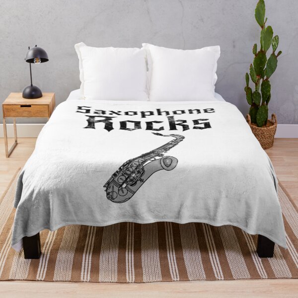 Item preview, Saxophone Rocks, Saxophonist Sax Player Heavy Rock Musician designed and sold by doodlerob.