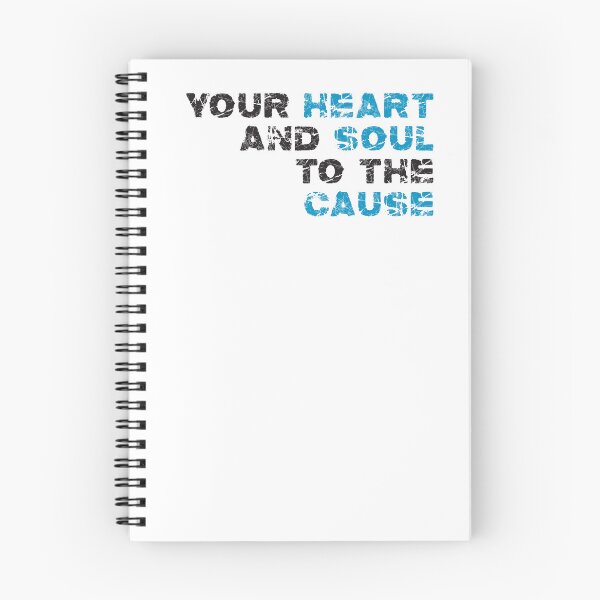 Item preview, Your Heart and Soul to the Cause - Right - Black & Blue designed and sold by ONI-Creative.