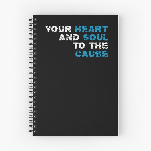 Item preview, Your Heart and Soul to the Cause - Right - White & Blue designed and sold by ONI-Creative.