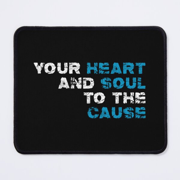 Item preview, Your Heart and Soul to the Cause - Right - White & Blue designed and sold by ONI-Creative.