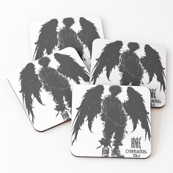 Item preview, Streetwear Anime Boy Silhouette: Cyber Angel Volume 1, My Shadow is the only one following me! designed and sold by OtherVisions.