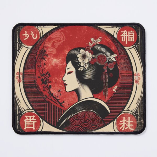 Item preview, Aesthetic Vintage: Moonlit Mystique with a Japanese Touch designed and sold by Elouk.