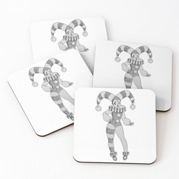 Item preview, Black and white clown designed and sold by ithinkimblueart.