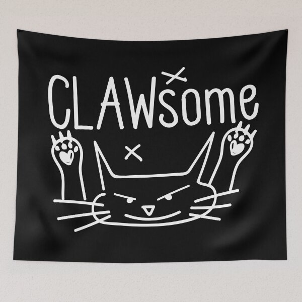 Item preview, CLAWSOME! cute cat designed and sold by jazzydevil.
