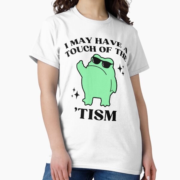 Artikel-Vorschau von Ich habe vielleicht einen Hauch von Tism Lustiges Autismus-Frosch-Meme, designt und verkauft von BelkaMed.