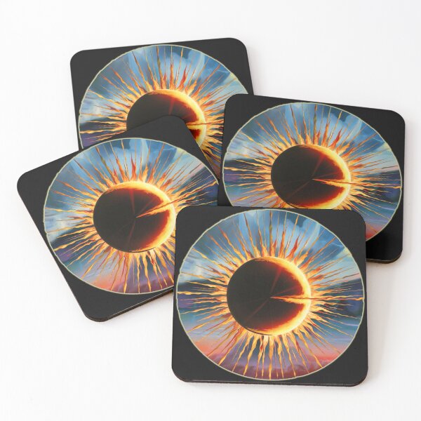 Item preview, Solar Eclipse Graphic Design Boho Art designed and sold by tamdevo1.