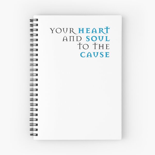 Item preview, Your Heart and Soul to the Cause - Right - Old - Black & Blue designed and sold by ONI-Creative.