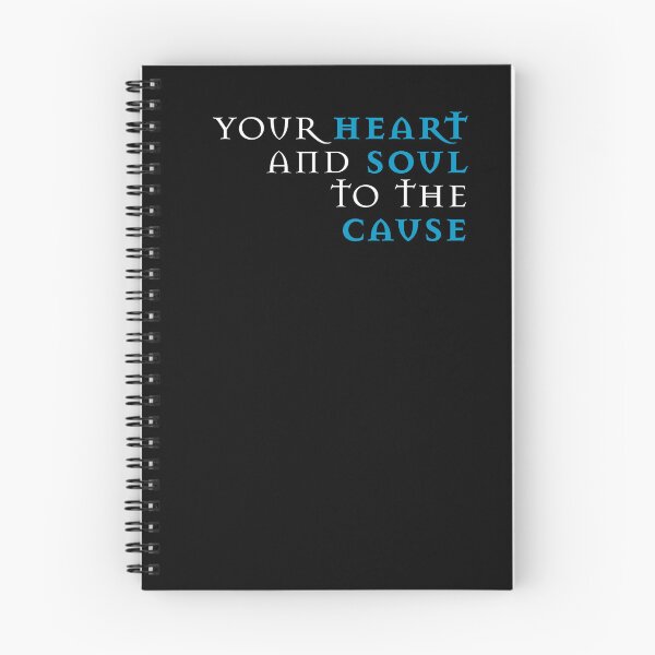 Item preview, Your Heart and Soul to the Cause - Right - Old - White & Blue designed and sold by ONI-Creative.