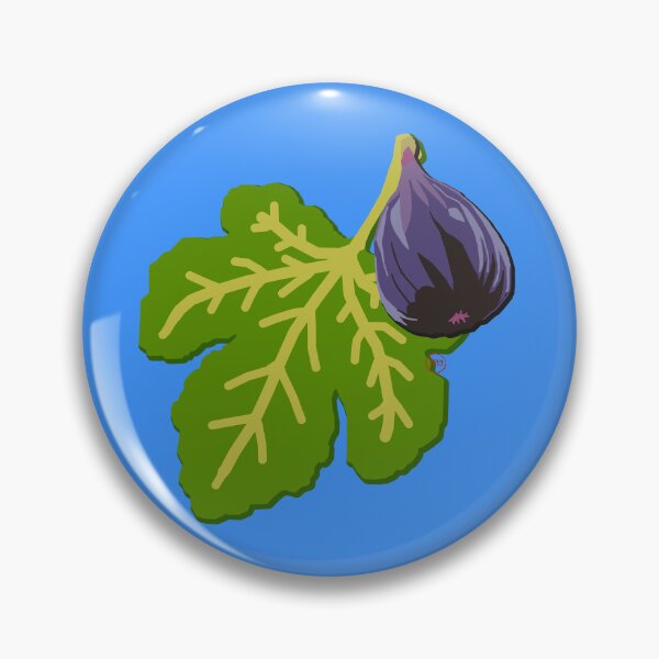 Item preview, fig fruit and leaf designed and sold by SaharBareket.