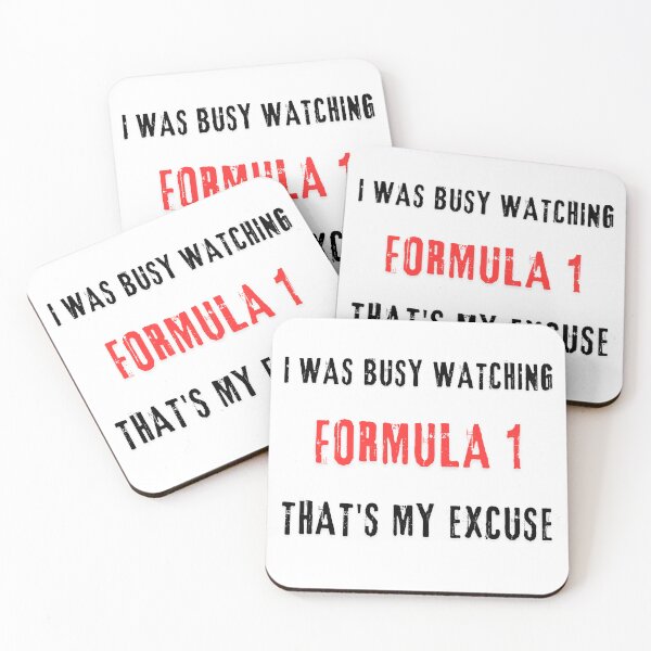 Item preview, i was busy with f1 designed and sold by BellourouShop.
