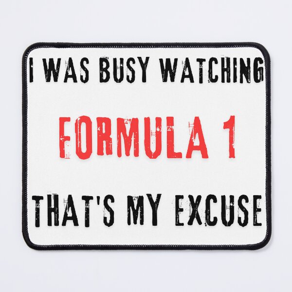 Item preview, i was busy with f1 designed and sold by BellourouShop.