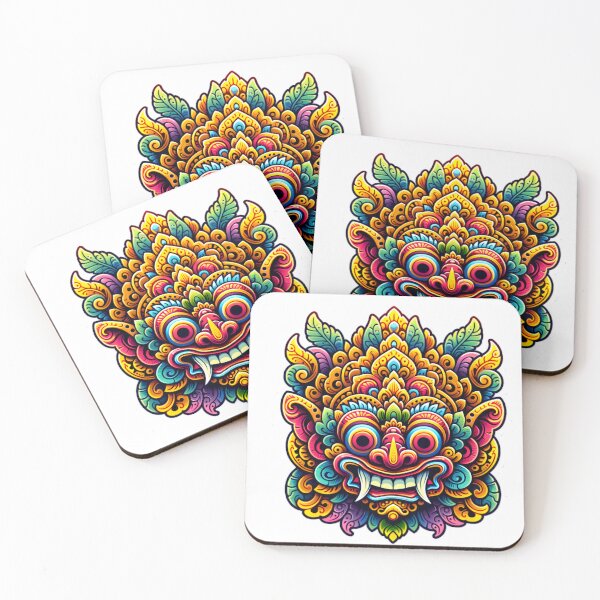 Artikelvorschau, Balinesisches Maskendesign entworfen und verkauft von LoveLabDesign.