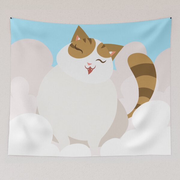 Item preview, Cat: Above the Clouds designed and sold by Kyna Arts.