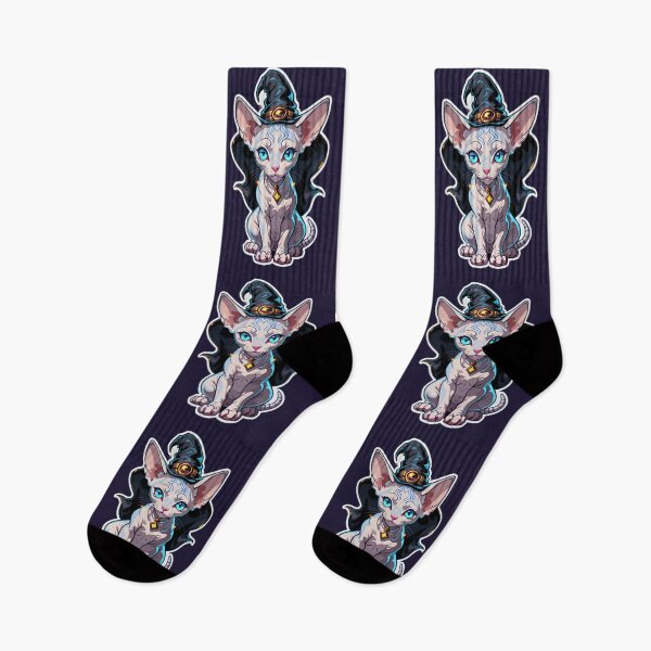 Item preview, Cute Canadian Sphynx Kitty Cat Witch designed and sold by TheArtOfPat.