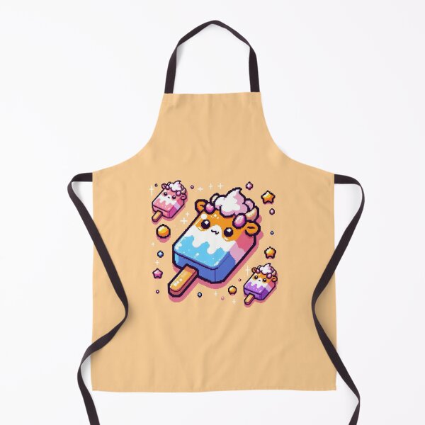 Artikelvorschau, Kuhsorbet Creamsicle Eiscreme Popsicle Pixel Art entworfen und verkauft von Vibrantpixel47.