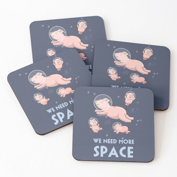 Item preview, Astronaut Pigs - We need more space designed and sold by Frank J. Art.