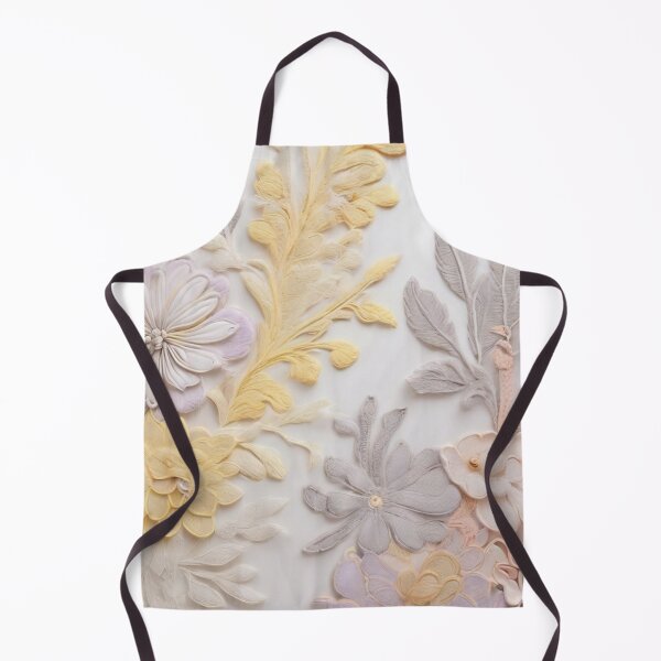 Item preview, Gentle Blooms: Graceful Floral Lacework with a Serene Purple and Yellow Palette designed and sold by roon-ai.