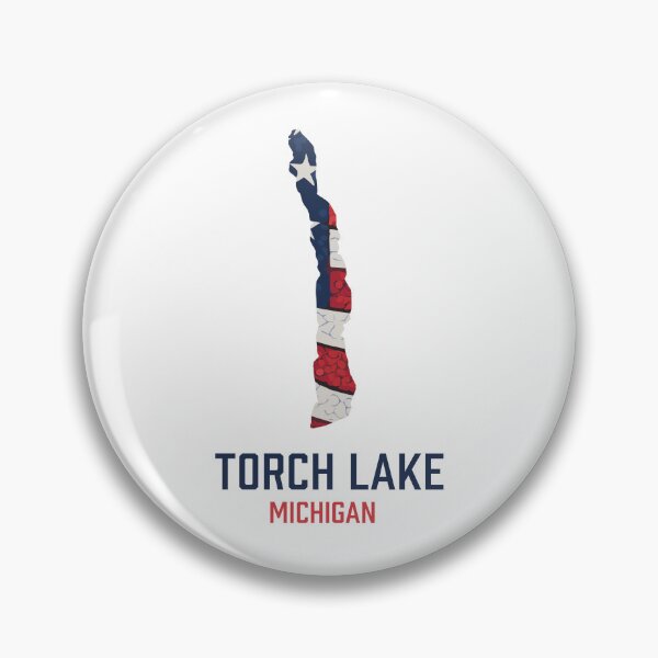 Item preview, Torch Lake Michigan designed and sold by SwiftSlothMedia.