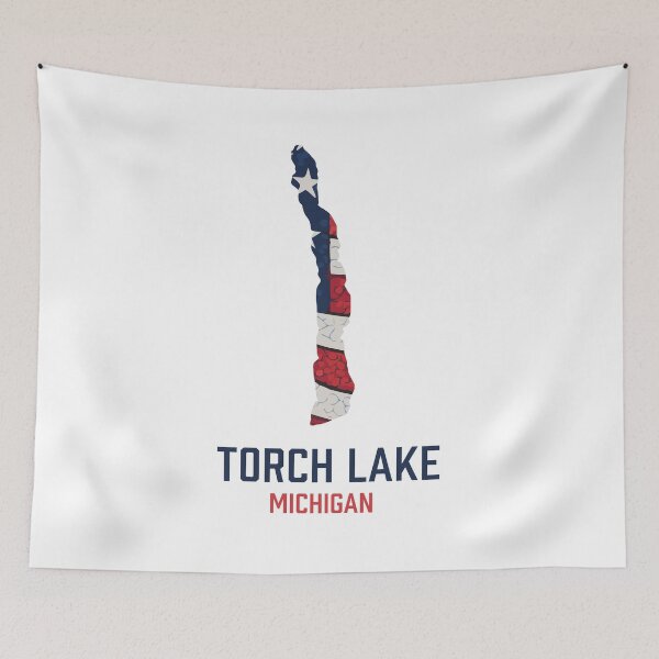 Item preview, Torch Lake Michigan designed and sold by SwiftSlothMedia.