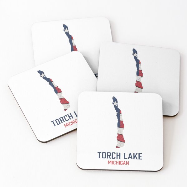 Item preview, Torch Lake Michigan designed and sold by SwiftSlothMedia.
