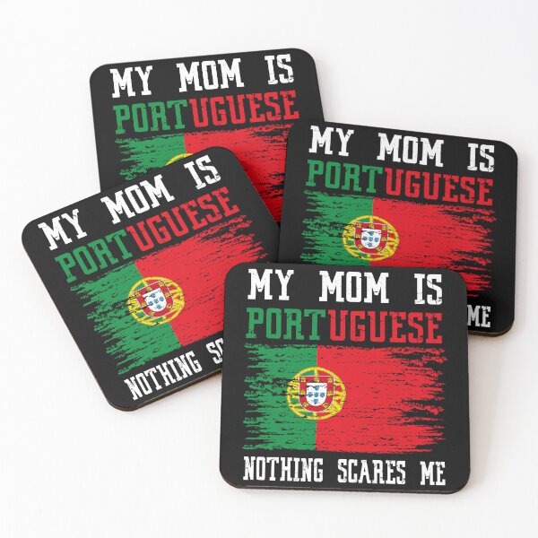 Item preview, My Mom Is Portuguese Nothing Scares Me Vintage Portugal Flag designed and sold by Red-Gifts.