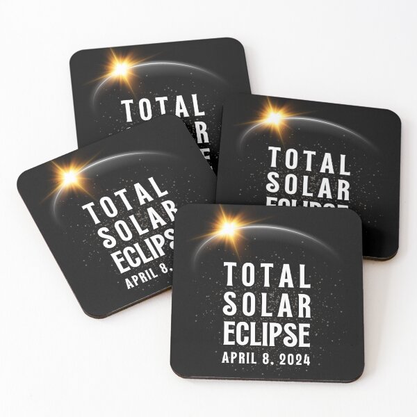 Item preview, total solar eclipse april 8 2024 designed and sold by ZlodziejkaKiwi.